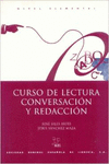 CURSO LECTURA CONVERSACIN Y REDACCIN ELEMENTAL