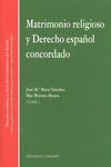 MATRIMONIO RELIGIOSO Y DERECHO ESPAOL CONCORDADO